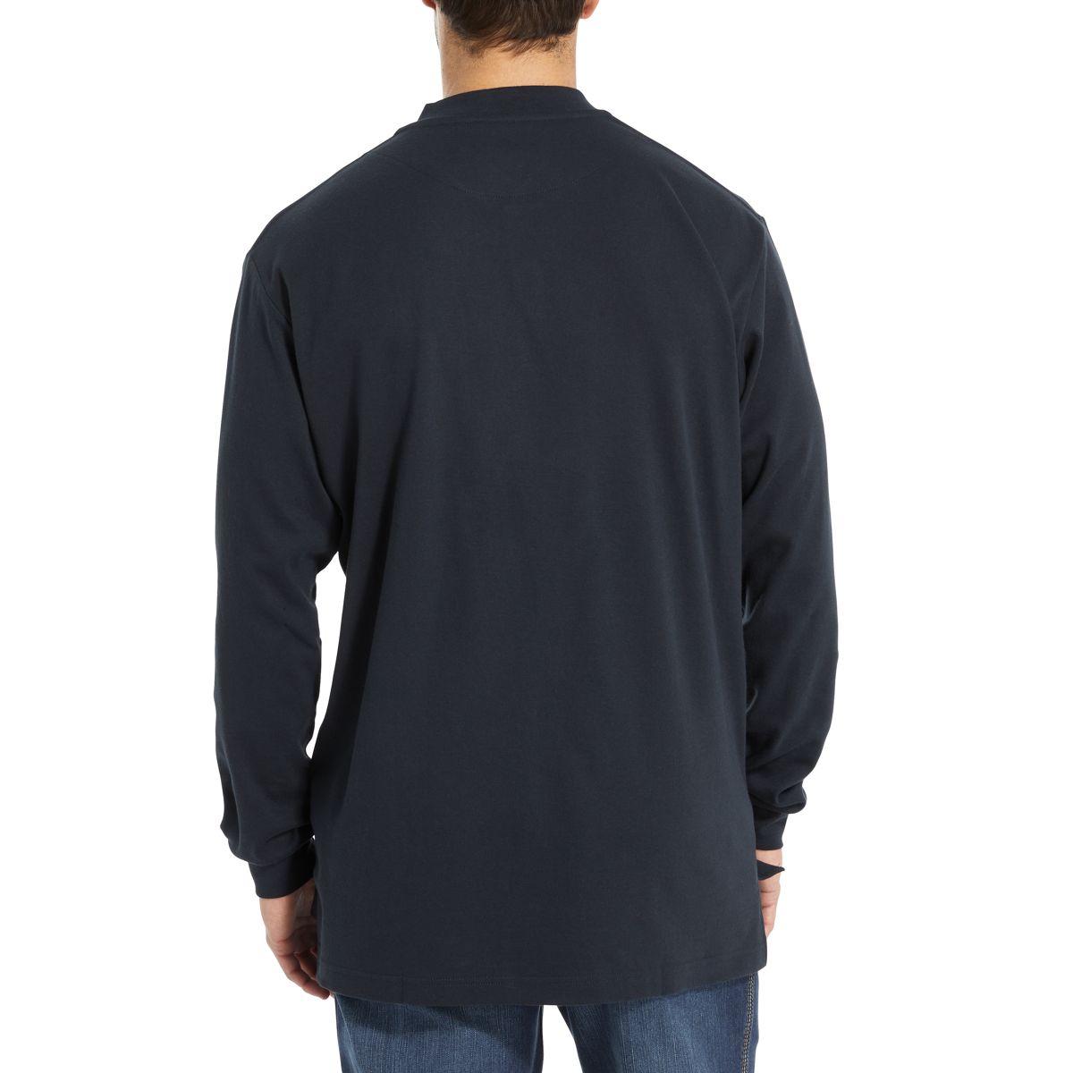 FR Long Sleeve Henley, Navy, dynamic 4