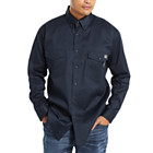FR Twill Long Sleeve Shirt, Navy, dynamic 2