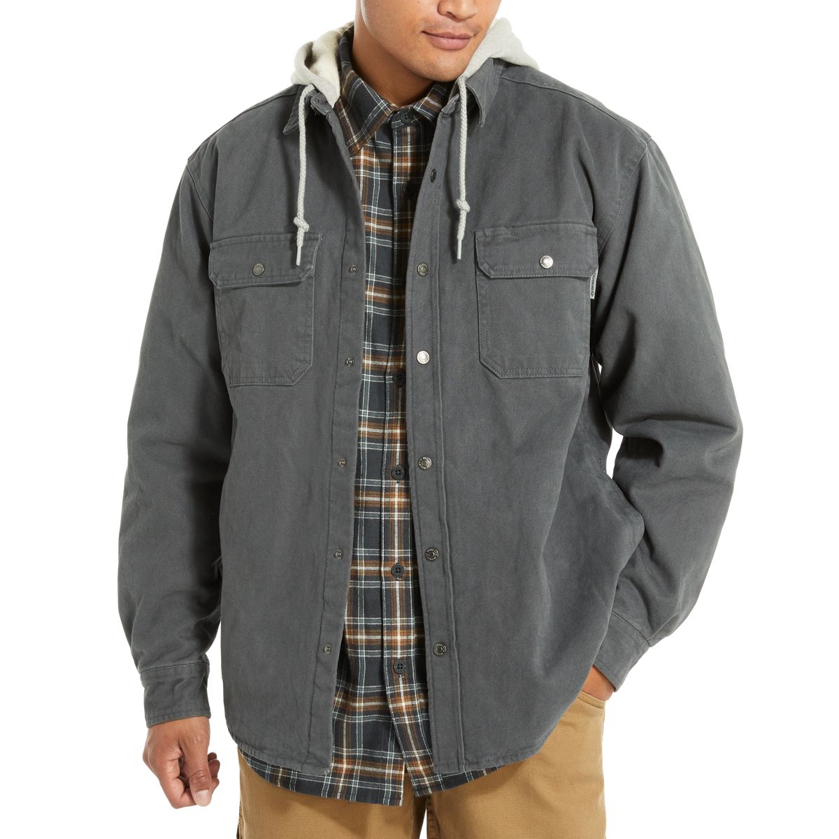 Overman Shirt Jac (Big & Tall), Granite, dynamic 2