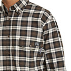 FR Plaid Long Sleeve Twill Shirt, Espresso Plaid, dynamic 4