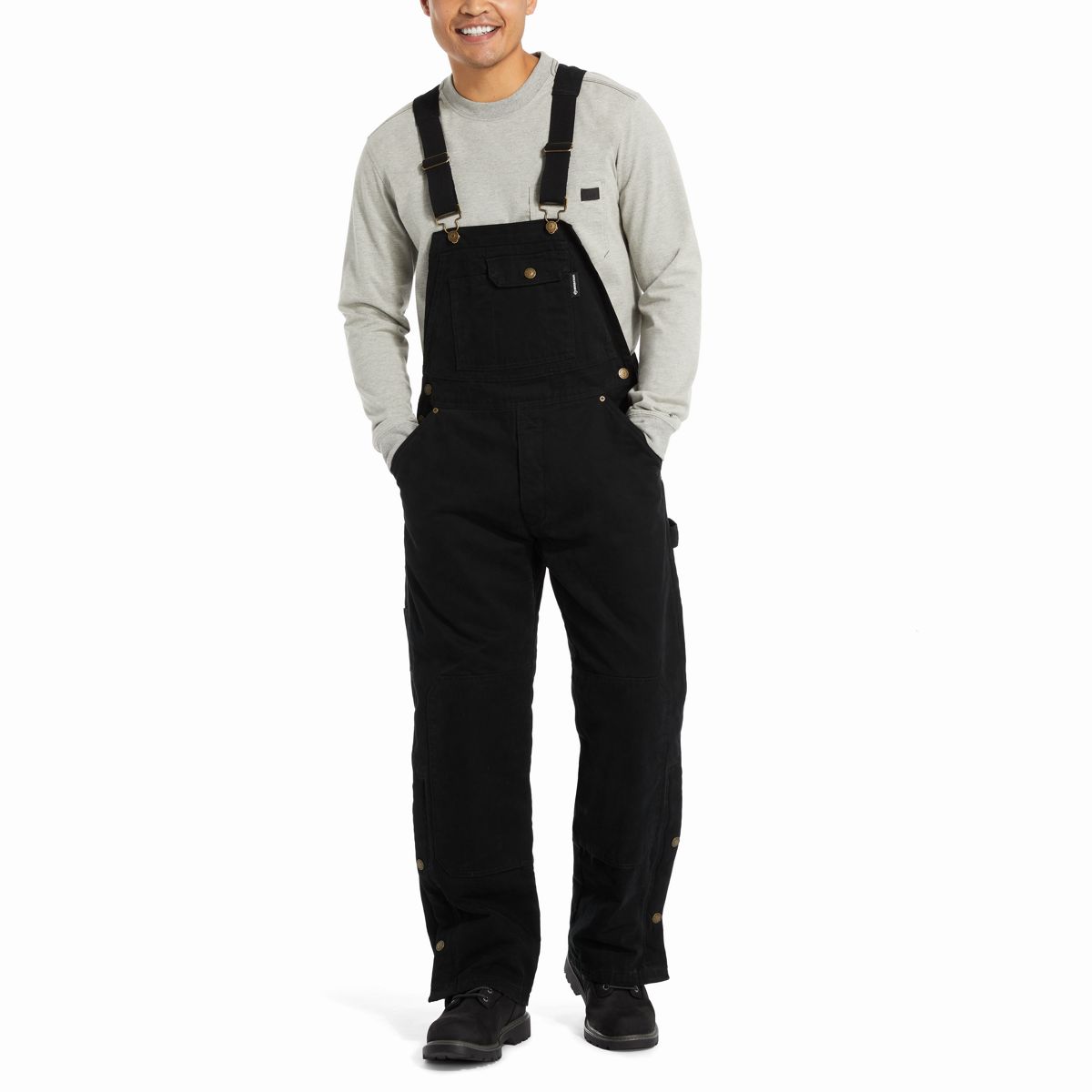 Sawmill Insulated Bib, Black, dynamic 2