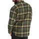Glacier Heavyweight Long Sleeve Flannel Shirt, Forest Plaid, dynamic 2