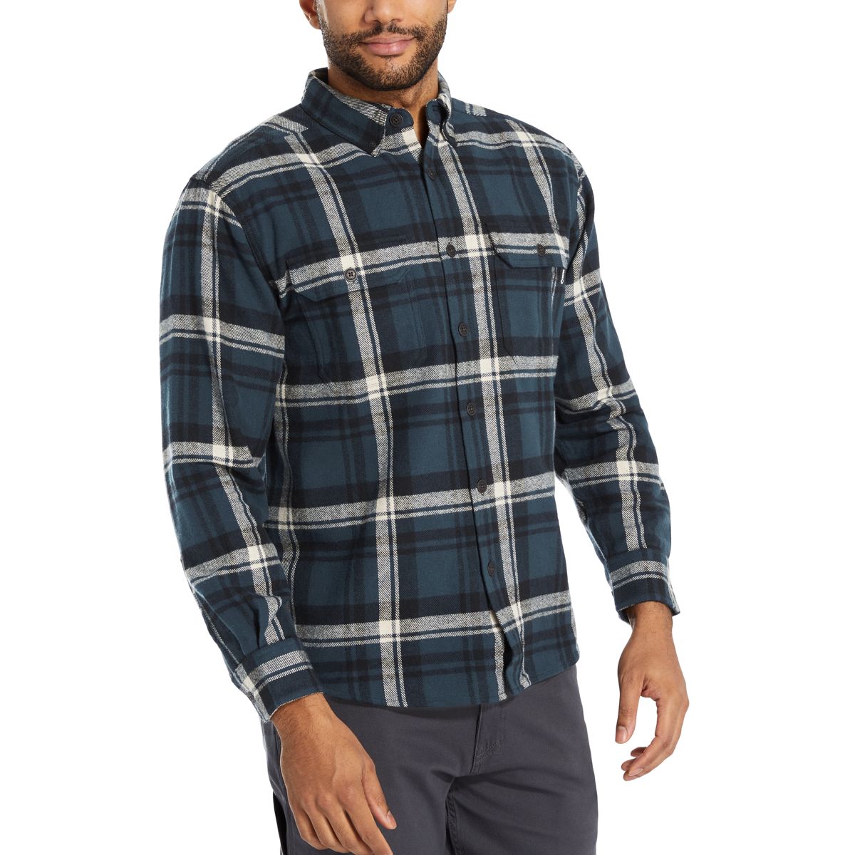 long flannel jacket