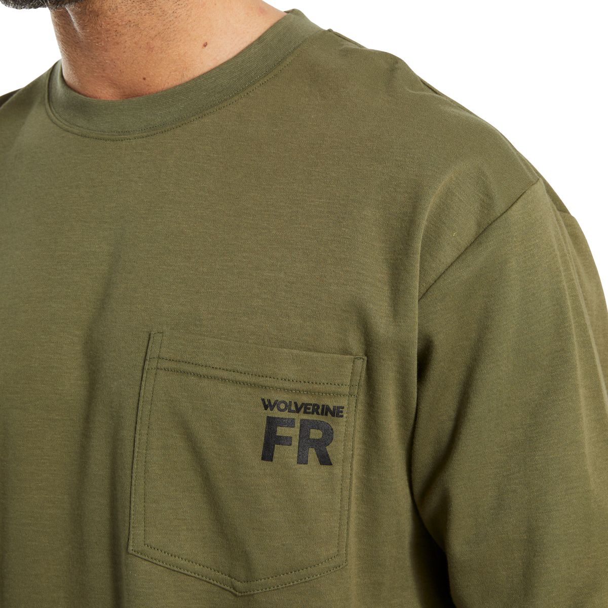 FR Long Sleeve Print Tee, Moss Eagle, dynamic 5