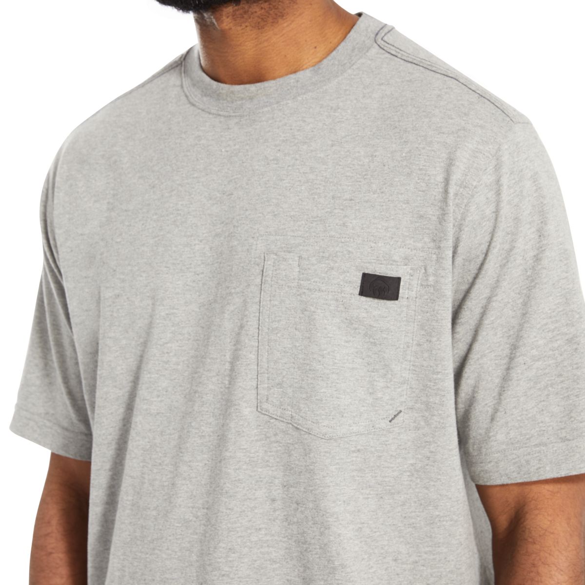 Guardian Cotton™ Pocket Tee, Light Grey Heather, dynamic 5