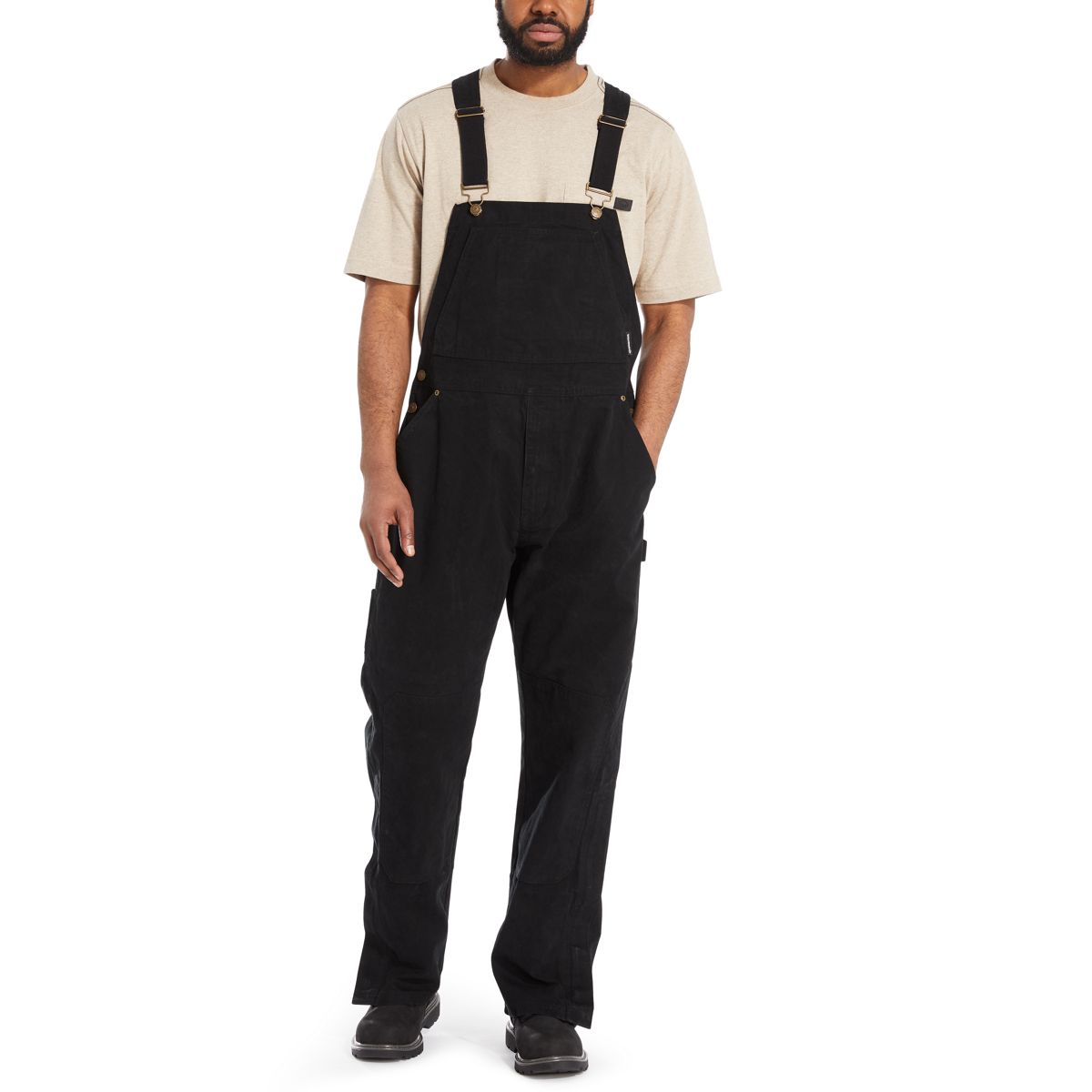 Sawmill Duck Bib Overall, Black, dynamic 2