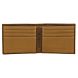 Canvas & Leather Bifold Wallet, Brown/Chestnut, dynamic 3