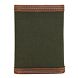 Canvas & Leather Trifold Wallet, Brown/Olive, dynamic 2
