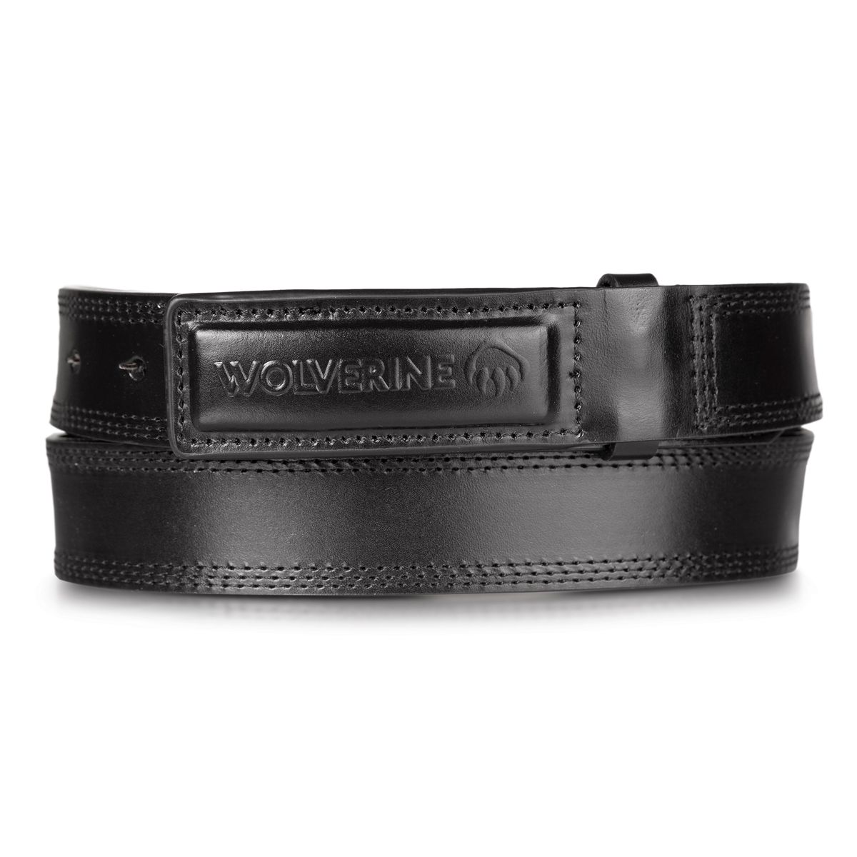 Scratchless Belt with Hidden Buckle, Onyx, dynamic 1