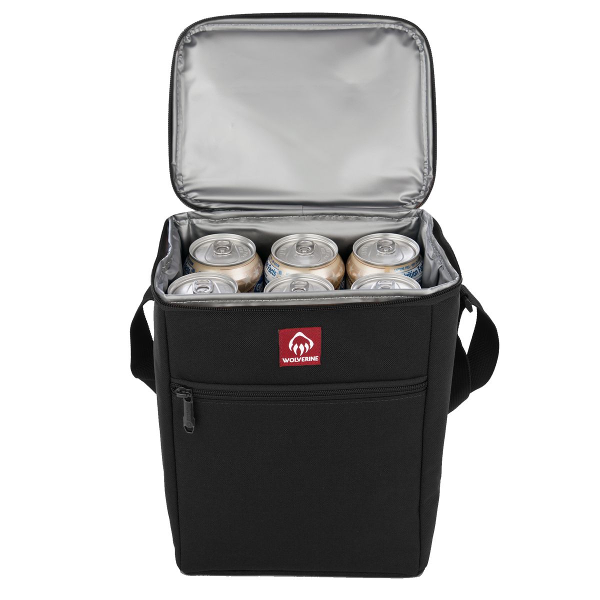 Vertical 12-Can Cooler, Black, dynamic 2