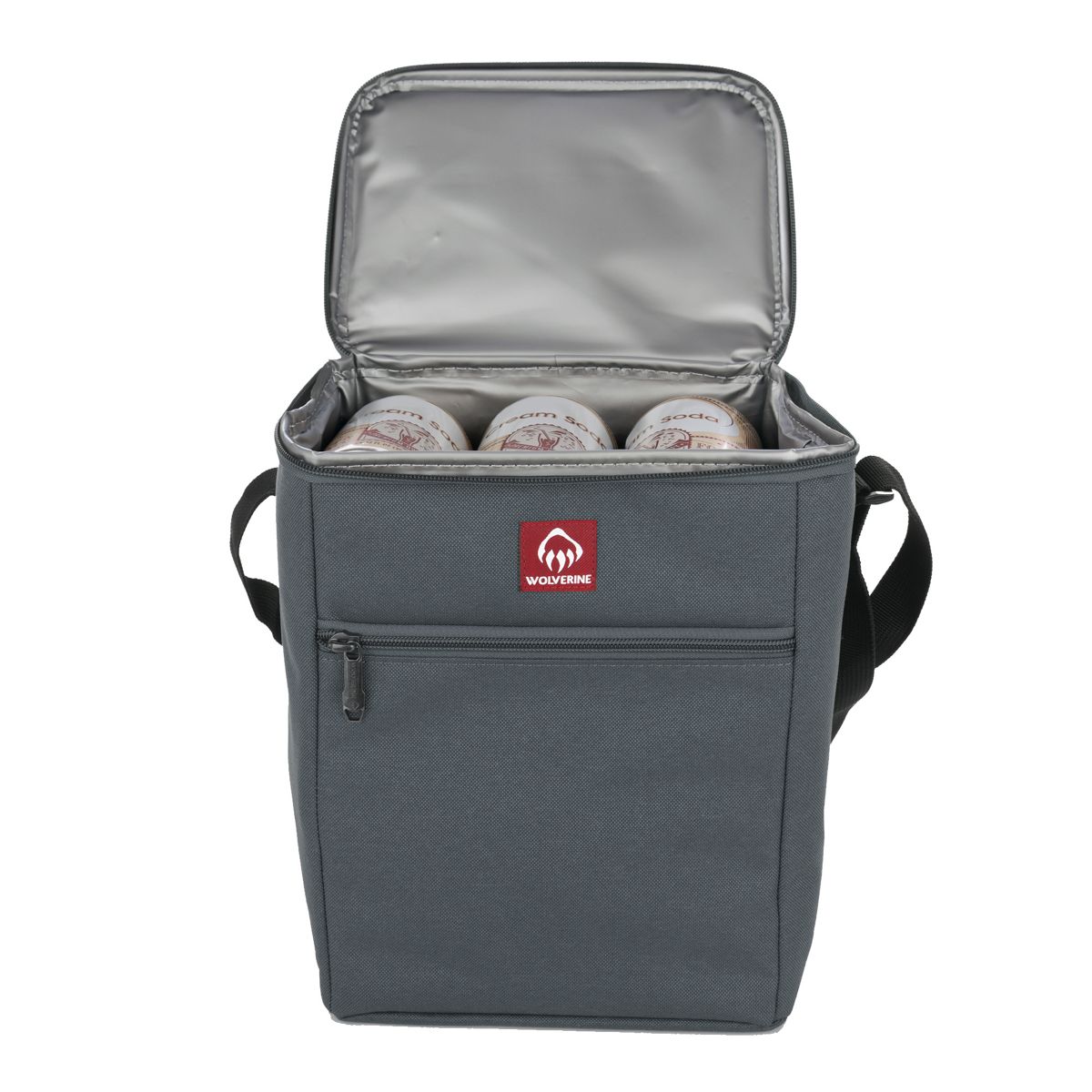 Vertical 12-Can Cooler, Grey, dynamic 6