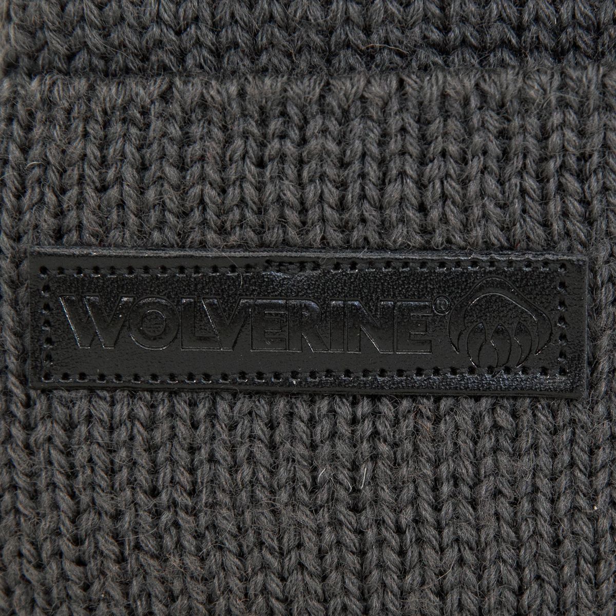 Wool Watch Cap, Charcoal Gray, dynamic 3