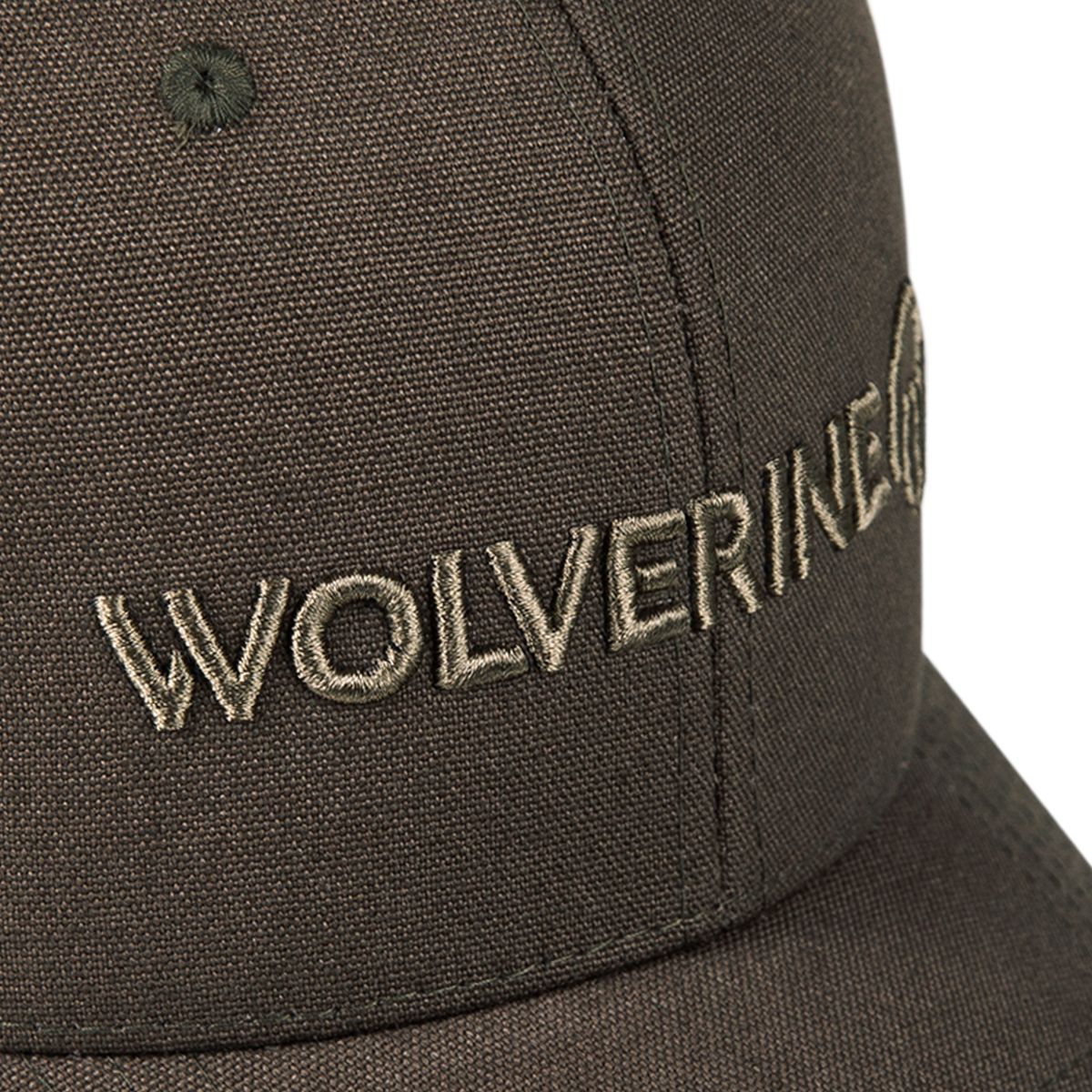 Embroidered 6-Panel Logo Cap, Black Olive, dynamic 5