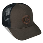 1883 Leather Patch Trucker Cap, Black Olive, dynamic 2