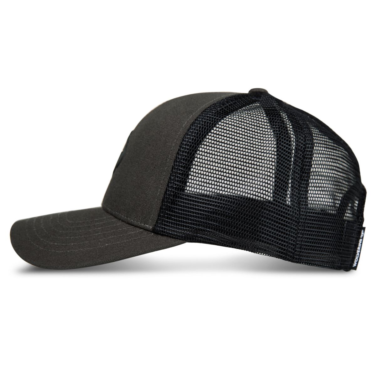 Raised Claw Logo Trucker Cap, Onyx, dynamic 3