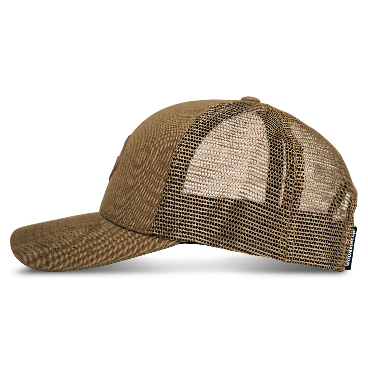 Raised Claw Logo Trucker Cap, Chestnut, dynamic 3