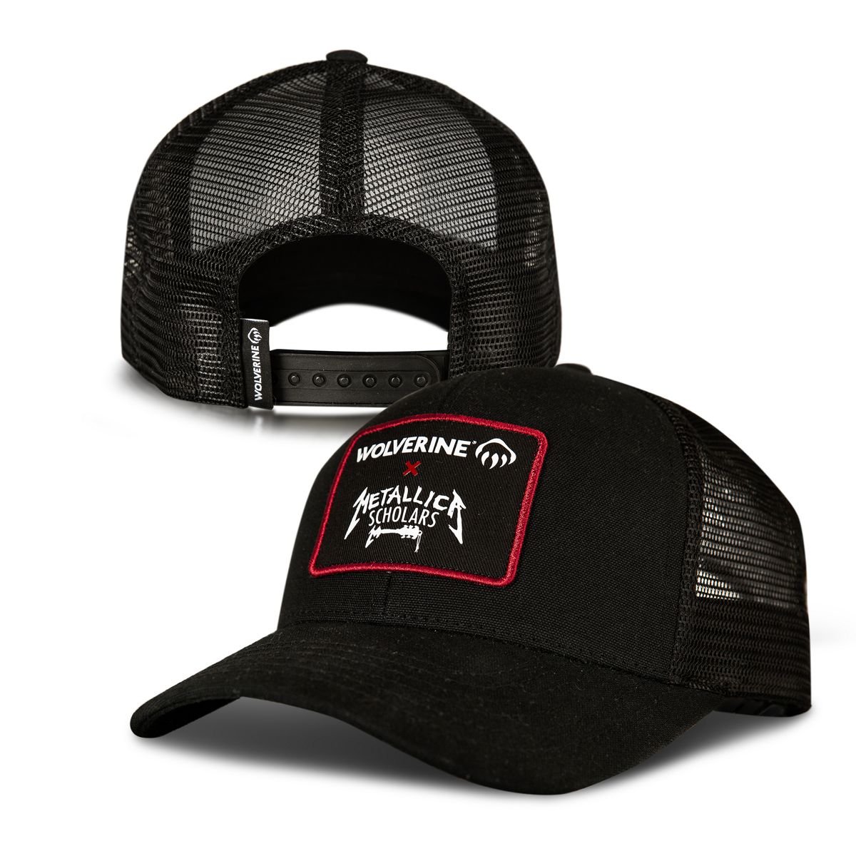 Wolverine x Metallica Scholars Trucker Hat, Black, dynamic 7