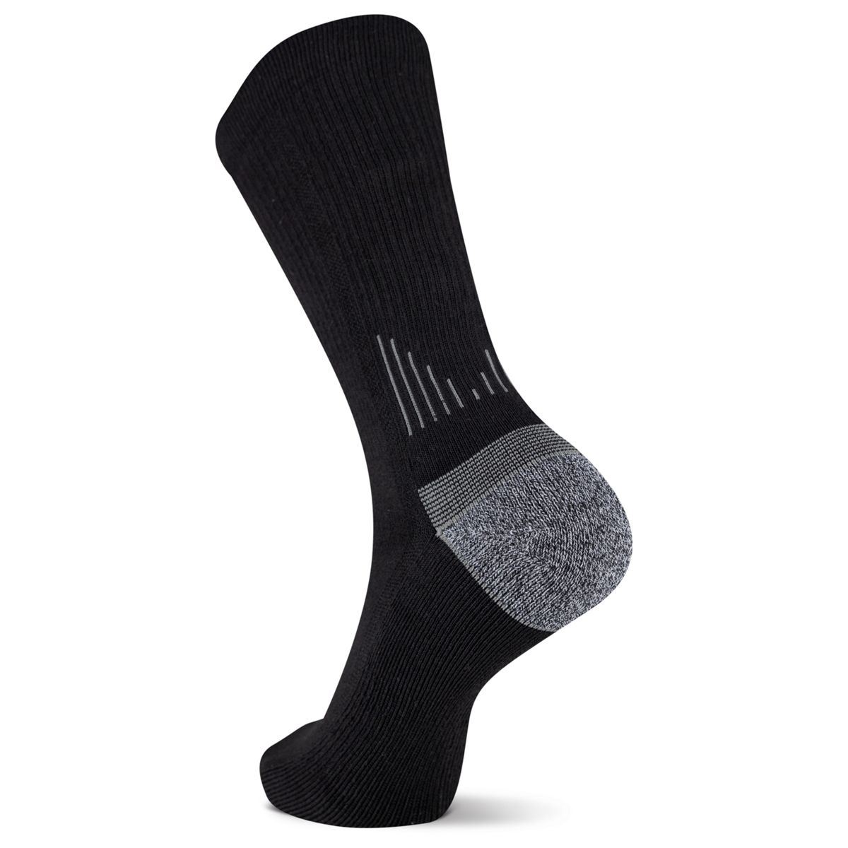 6-PK Performance Work Crew Sock, Black, dynamic 2