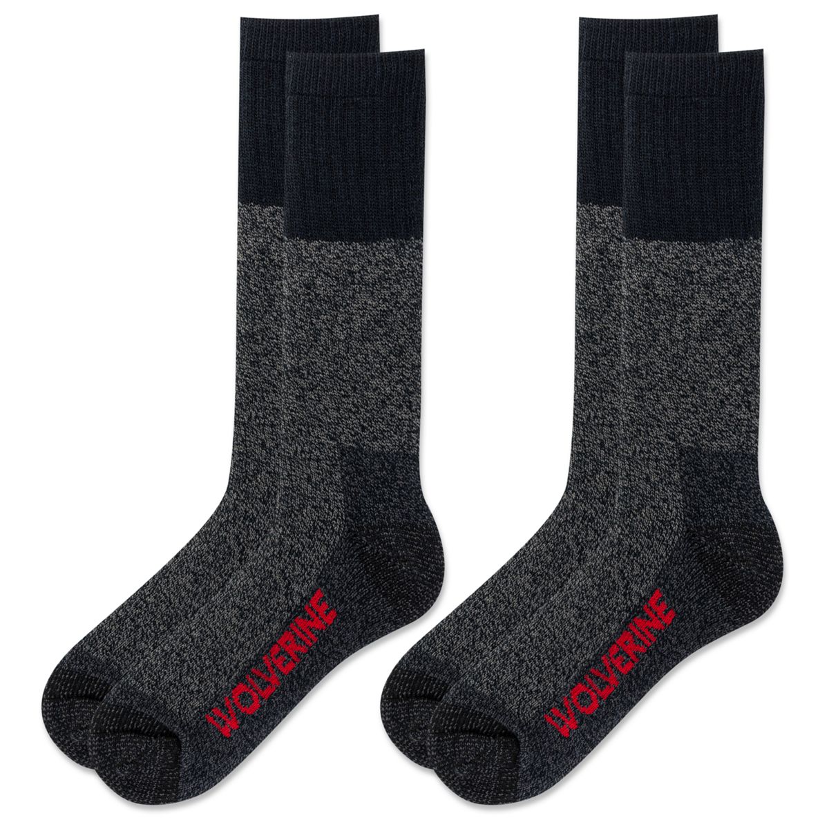 2-PK Upland Thermal Boot Sock, Black, dynamic 4