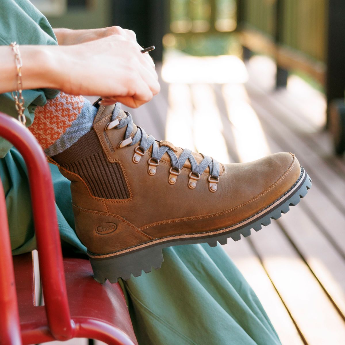 Fields Lace Waterproof Boot, Smoke, dynamic 8