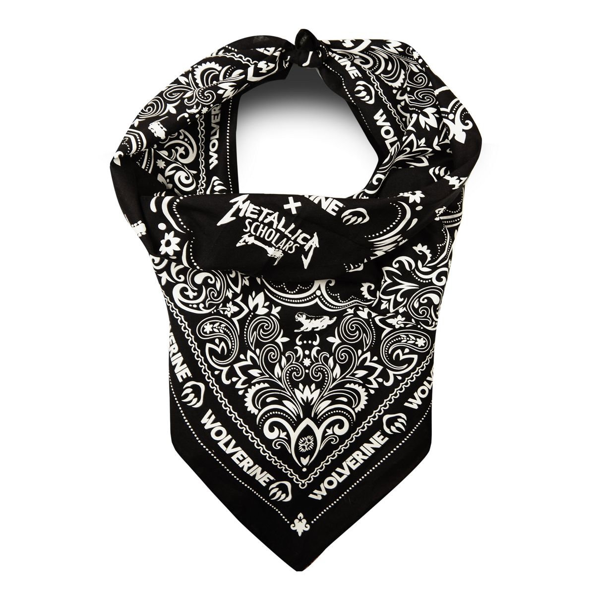 Wolverine x Metallica Scholars Bandana, Black, dynamic 2