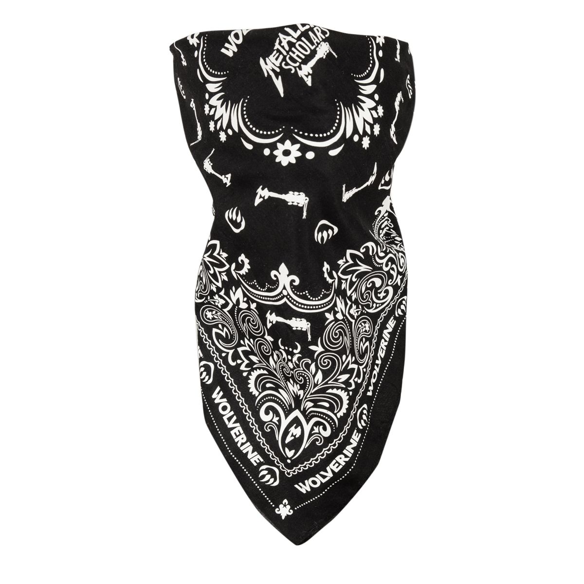 Wolverine x Metallica Scholars Bandana, Black, dynamic 3