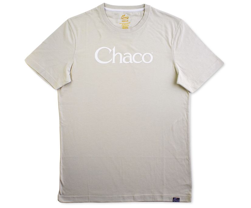 Chaco Logo Tee, Cream, dynamic 1