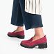 Lucy Loafer, Rhubarb Red Suede, dynamic 7