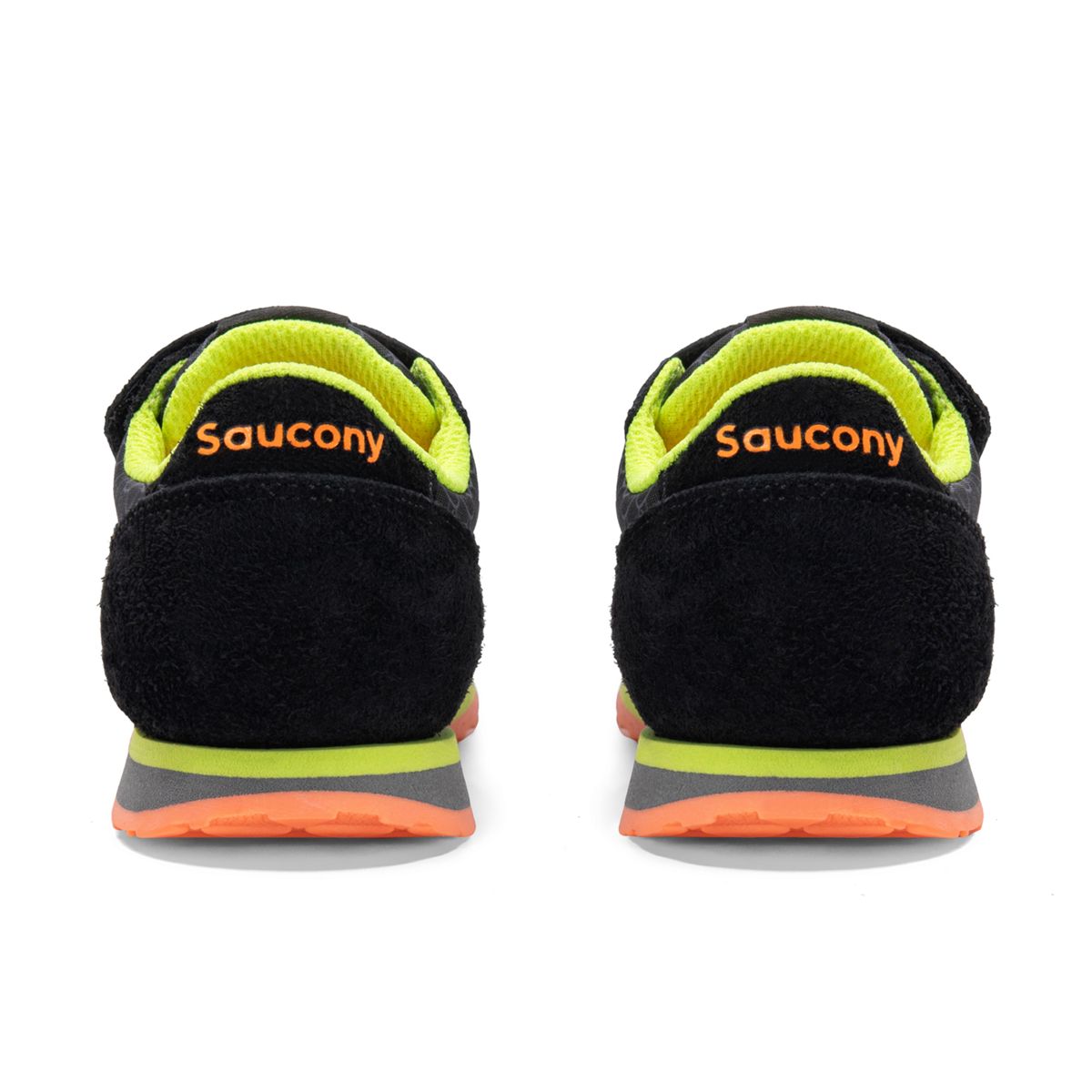 Baby Jazz Hook & Loop Sneaker, Black/Lime, dynamic 4