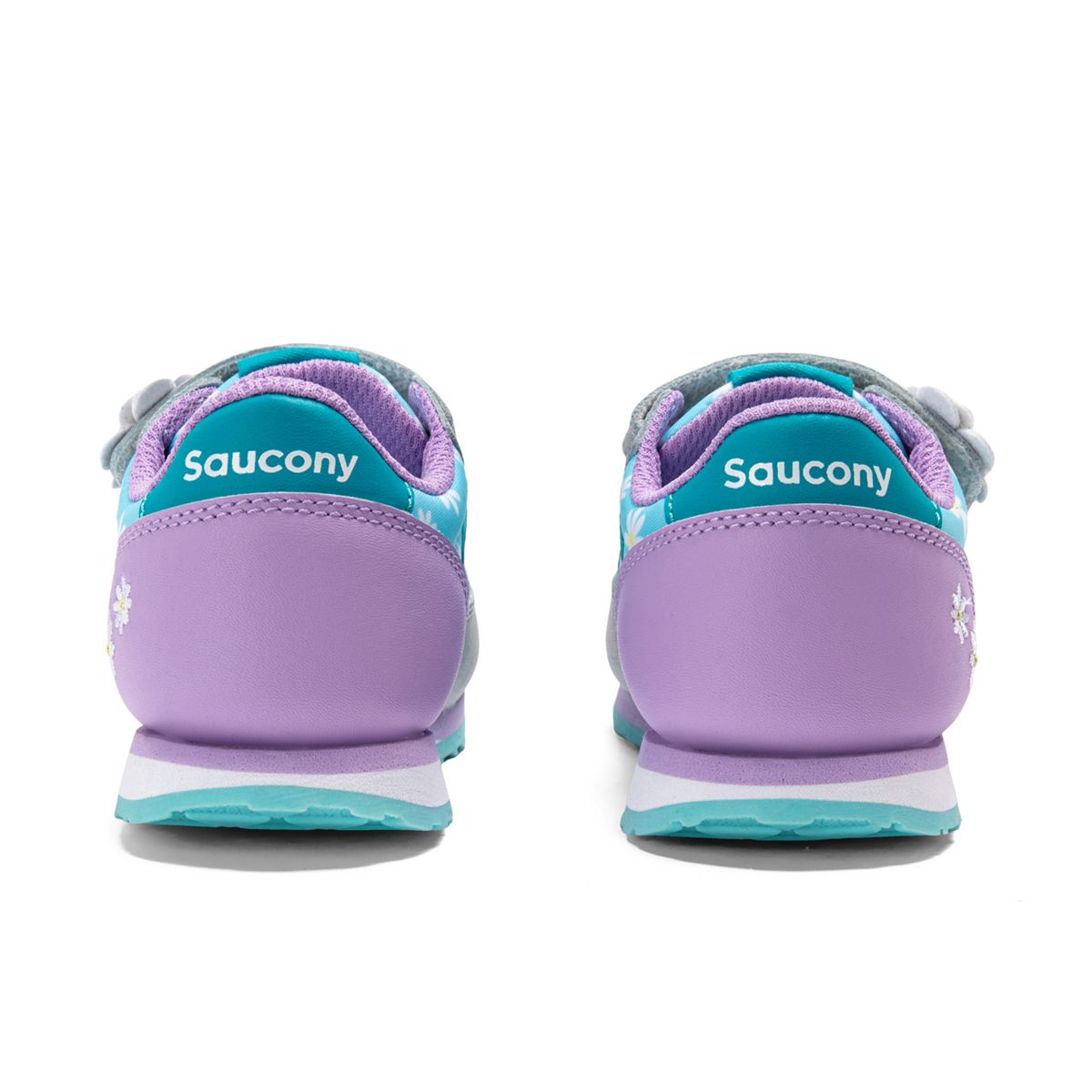 Baby Jazz Hook & Loop Sneaker, Silver/Teal, dynamic 4