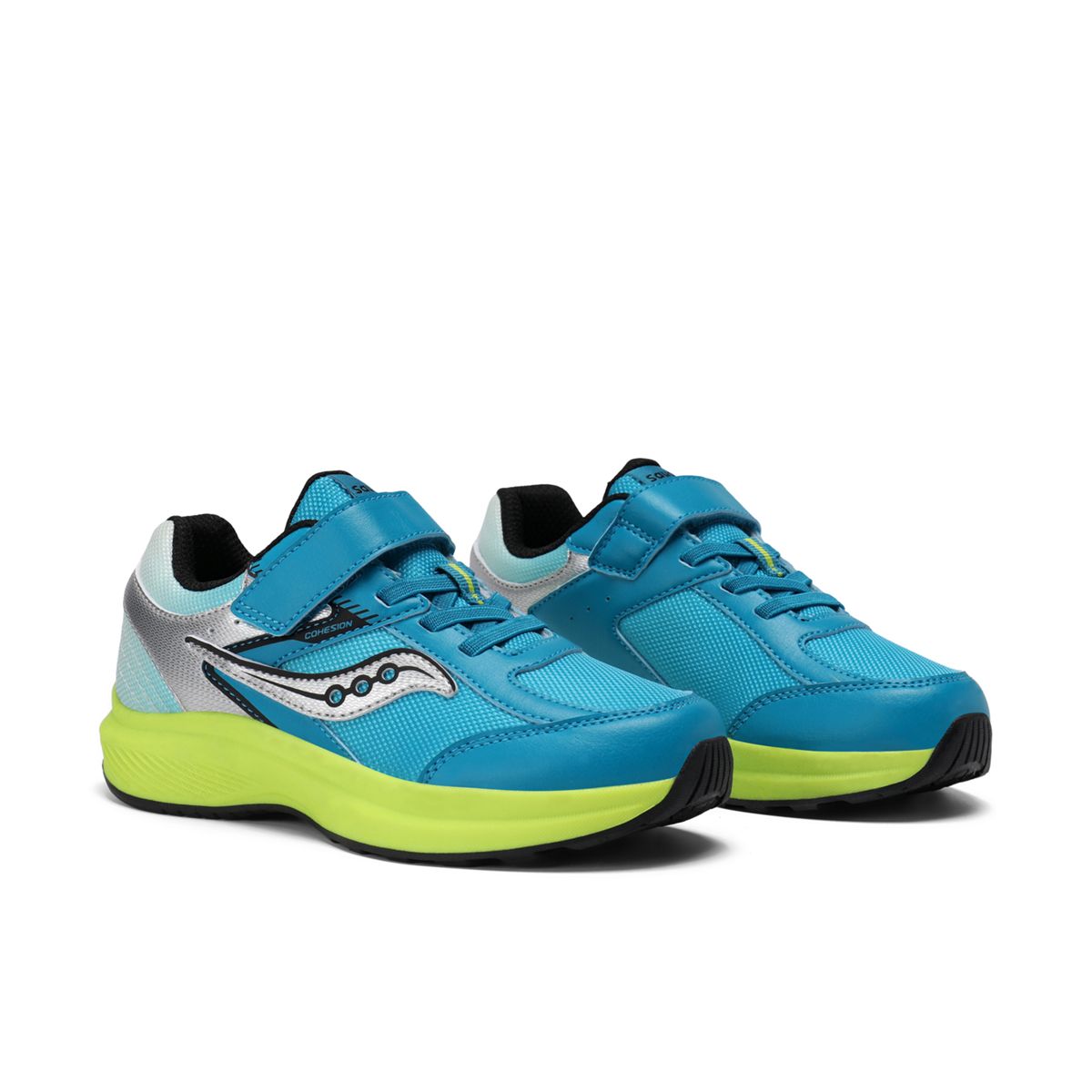 Cohesion KDZ A/C Sneaker, Turquoise/Lime, dynamic 2