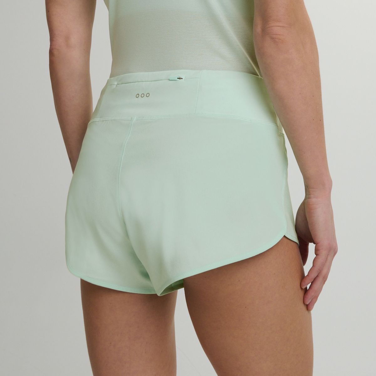 Outpace 2.5" Split Short, Aqua, dynamic 2