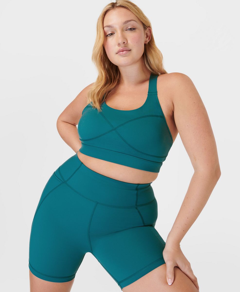 Ascend Power Bra X Sweaty Betty, Cabin Blue, dynamic 5