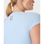 Ascend Athlete Seamless Workout T-Shirt X Sweaty Betty, Breeze Blue, dynamic 4