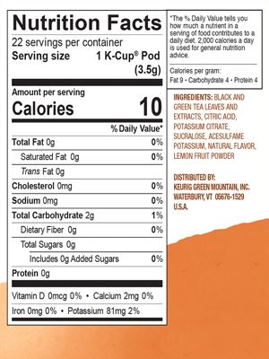 Snapple® Diet Half 'n Half Lemonade Iced Tea KCup® Regular 22ct Qlear