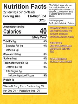 99555068702 Nutritional Facts