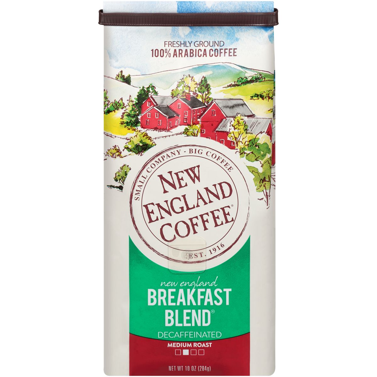 New England Coffee Breakfast Blend Decaf Coffee 10 Oz Ground