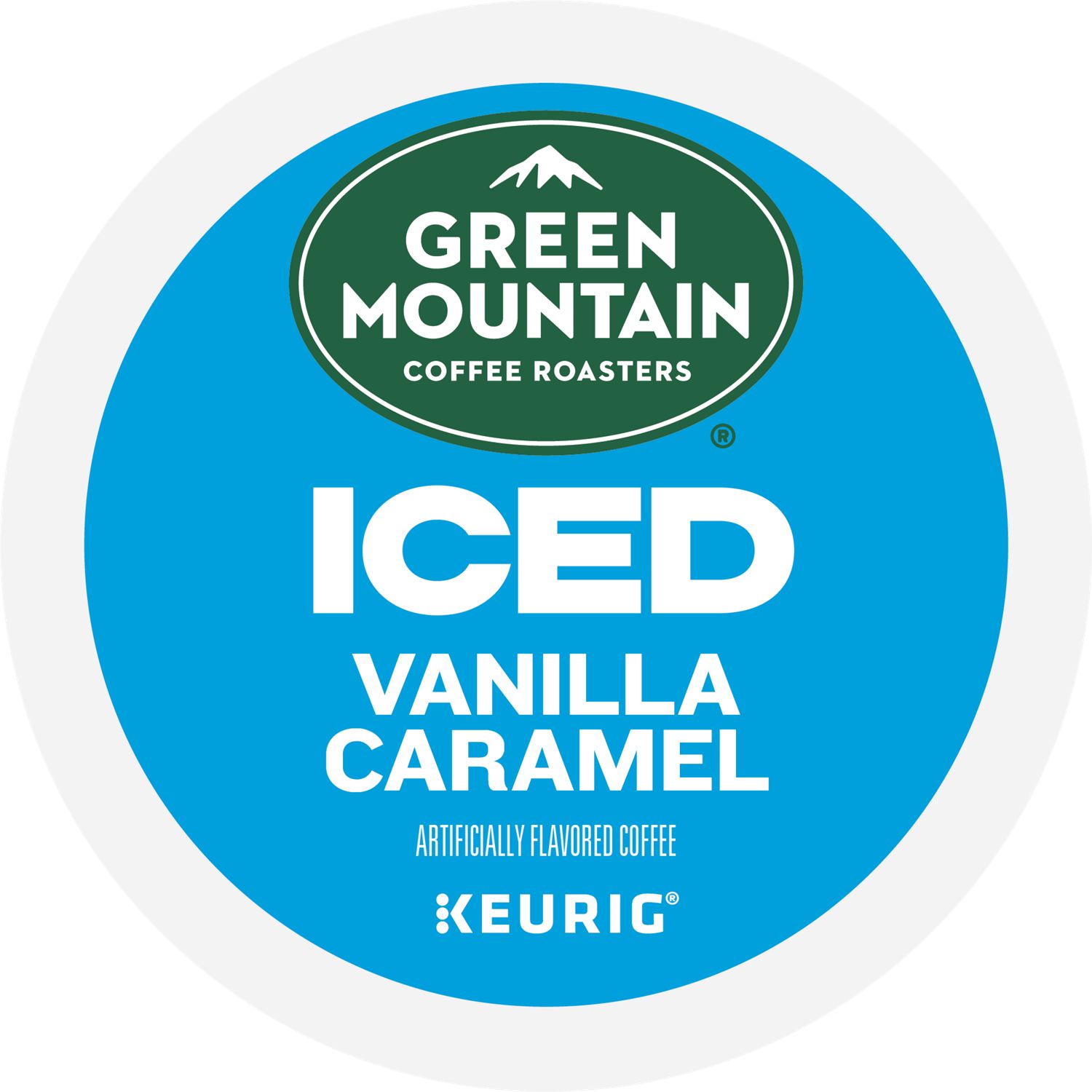 Green Mountain Coffee Roasters Brew Over Ice Vanilla Caramel Coffee K-Cup® Pods Box 10 Count - Keurig® Single Serve