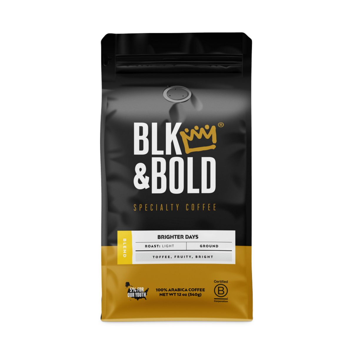 Blk & Bold Brighter Days Coffee 12 Oz Ground - Keurig® Light Roast Coffee
