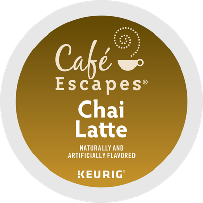 Chai Tea Latte Cafe Escapes Chai Latte K Cup Pod Keurig