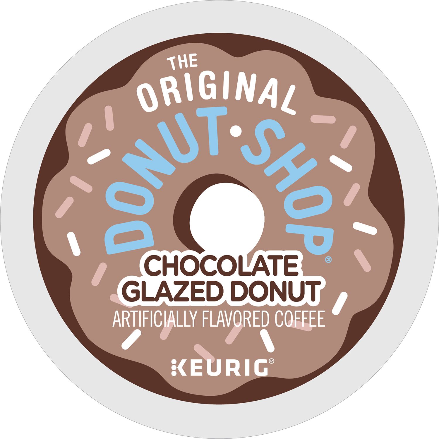 The Original Donut Shop Chocolate Glazed Donut Coffee K-Cup® Pods Box 24 Count - Keurig® Single Serve