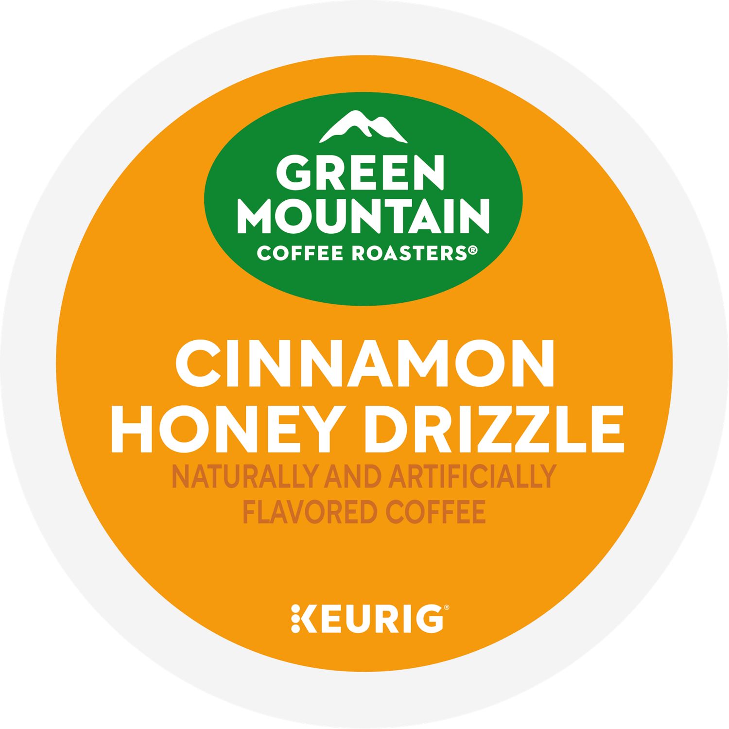 Green Mountain Coffee Roasters Cinnamon Honey Drizzle Coffee K-CupÂź Pods Box 24 Count - KeurigÂź Single Serve