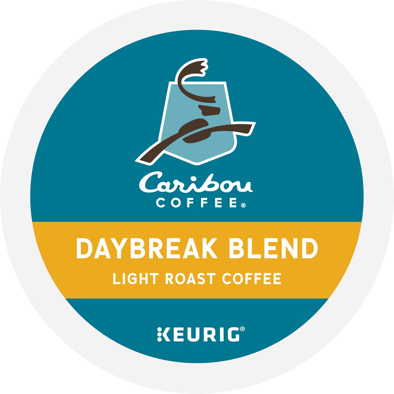 Caribou Coffee Daybreak Morning Blend Coffee K-Cup® Pods Box 10 Count - Keurig® Single Serve