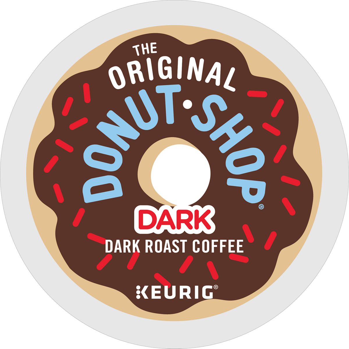 The Original Donut Shop Donut Shop Dark Coffee K-Cup® Box 24 Ct - Kosher Single Serve Pods