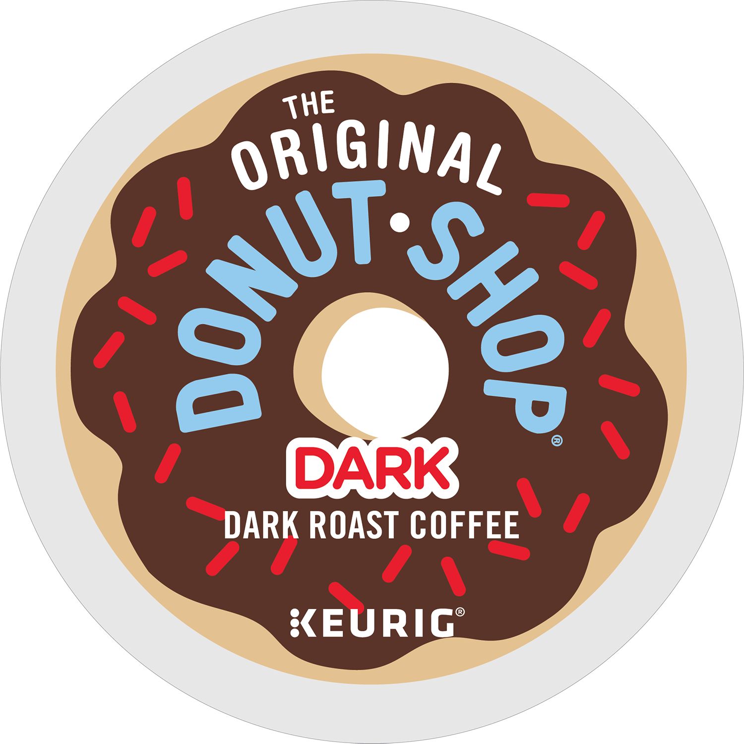 The Original Donut Shop Donut Shop® Dark Coffee K-Cup® Pods Box 24 Count - Keurig® Single Serve