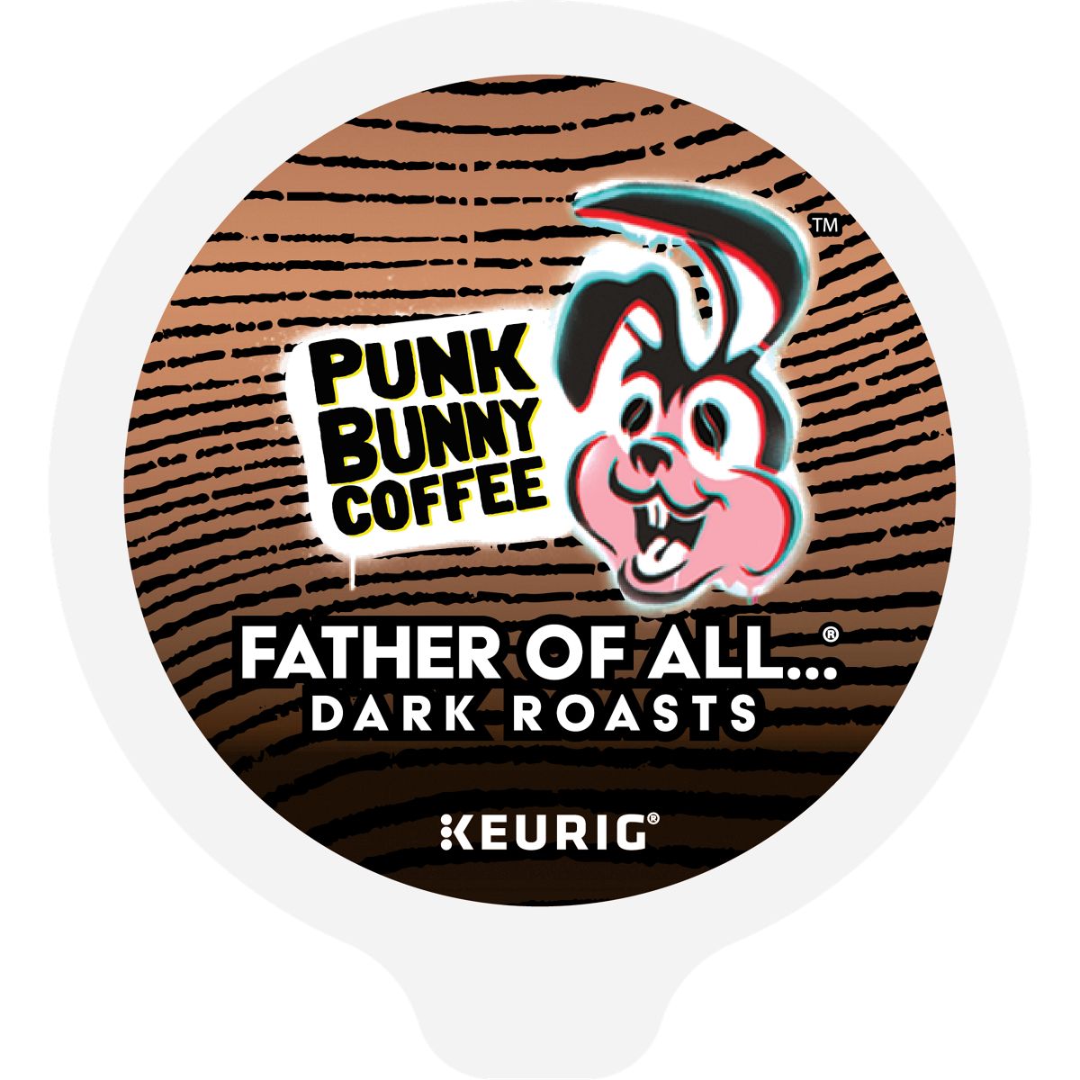 Punk Bunny Coffee™ Father Of All Dark Roasts Coffee K-Cup® Box 10 Ct