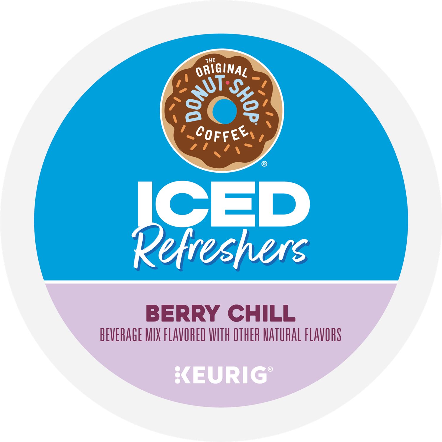 The Original Donut Shop Berry Chill Iced Refresher K-Cup® Pods Box 10 Count