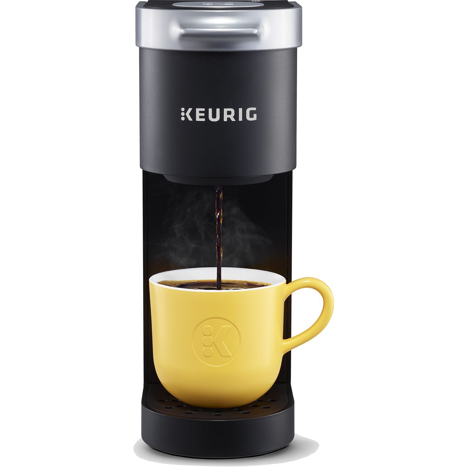 Keurig® K-Mini® Automatic Single Serve K-Cup® Pod Coffee Maker - Matte Black; Small & Colorful Coffee Maker, Quick Brew, Makes a 12 Oz. Cup