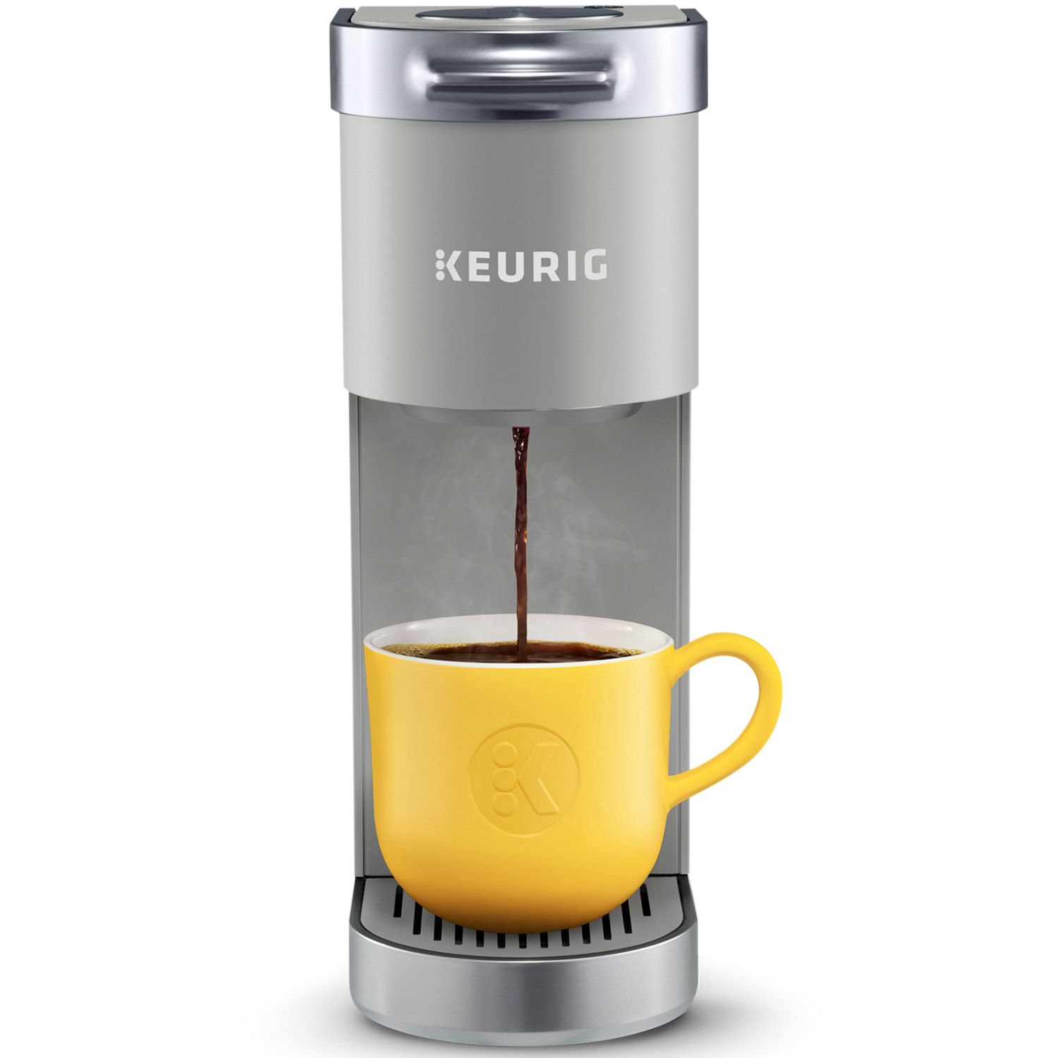 Keurig® K-Mini Plus® Automatic Single Serve K-Cup® Pod Coffee Maker - Studio Gray; Small & Colorful Coffee Maker, Quick Brew, Makes a 12 Oz. Cup