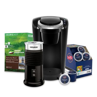 Keurig® K35 Classic Bundle (Black) with Milk Frother